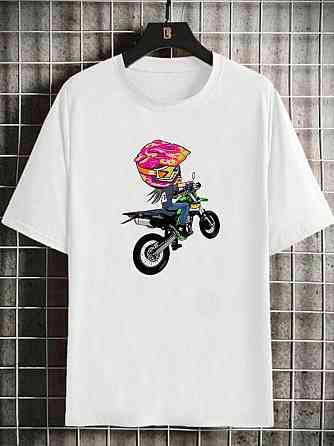 Футболка жіноча з принтом  48 Біла 2664088743 Дніпро