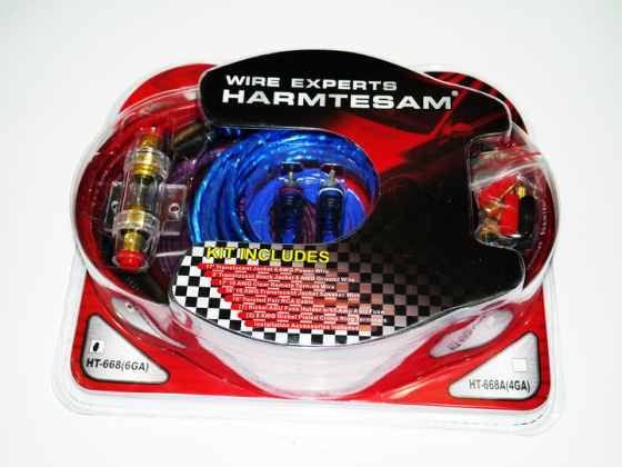 Набір дротів для встановлення саббуфера kit 1800W H-668 Київ