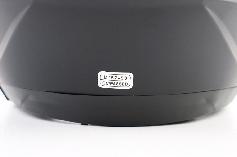 Шолом відкритий+відкидні окуляри BLD-708 М (57-58см), ЧОРНИЙ матовий Київ - фото 9