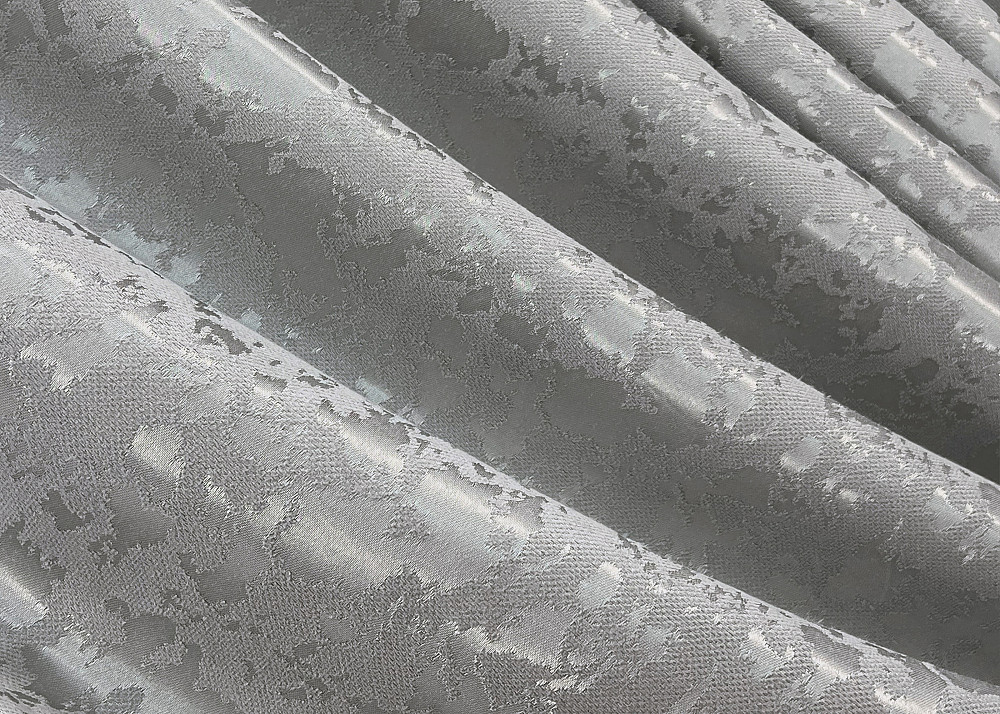 Комплект готових штор VR-Textil Льон мармур Pavliani ХО № 1263ш Світло-сірий 150х250 см 2 шт (37-0316) Київ - фото 7