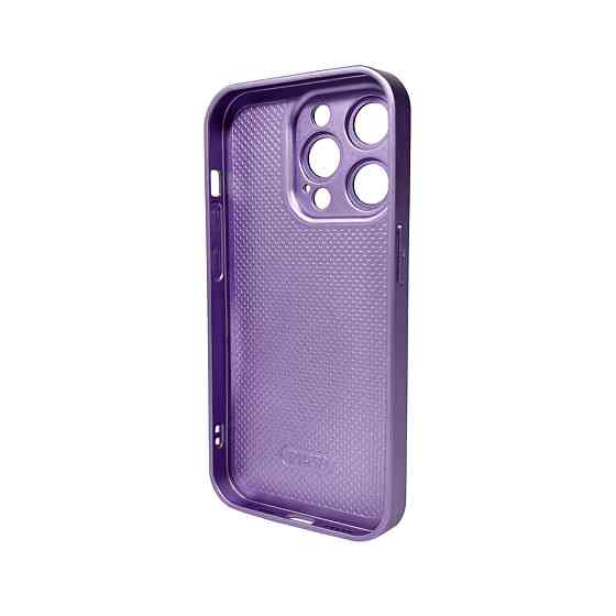 Чехол для iPhone 14 Pro Light Purple с матовой рамкой Киев