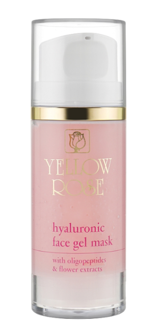Гелевая маска для лица Hyaluronic face gel mask Yelow rose 100 гр Днепр - изображение 1