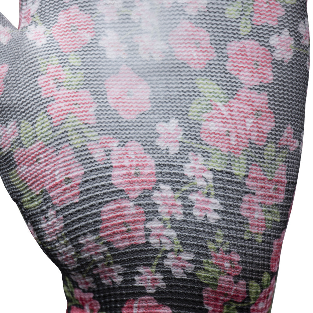 Рукавиці трикотажні з частковим ПУ-покриттям р7 (чорні, манжет) SIGMA (9446481) Київ - фото 5