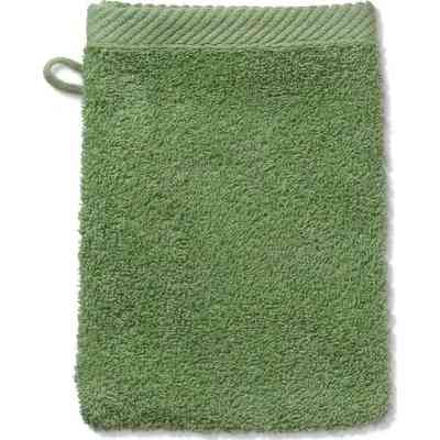 Рушник Kela рукавичка махрова для обличчя Ladessa, зелений мох, 15х21 см (24588) (00000026445) Вінниця