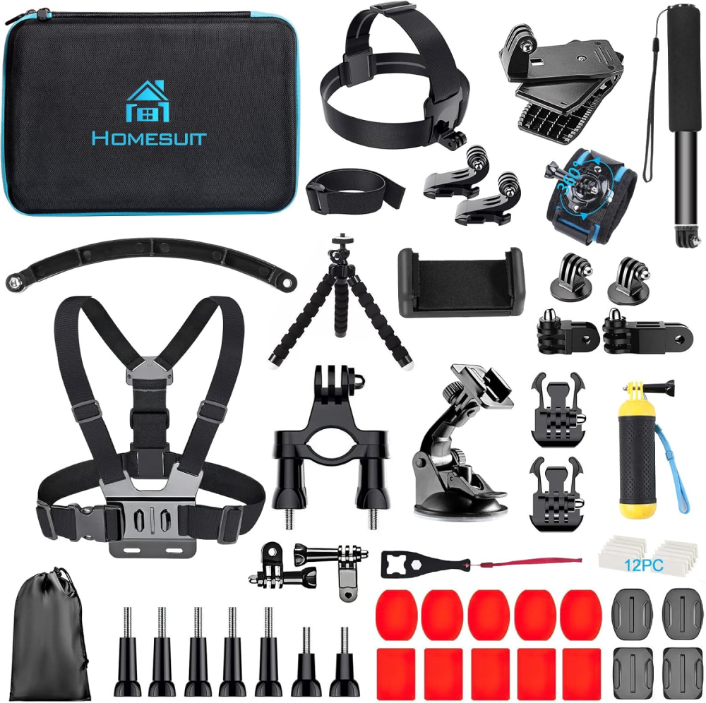 Набір аксесуарів для екшн-камер 60 в 1 Homesuit Луцк - изображение 1