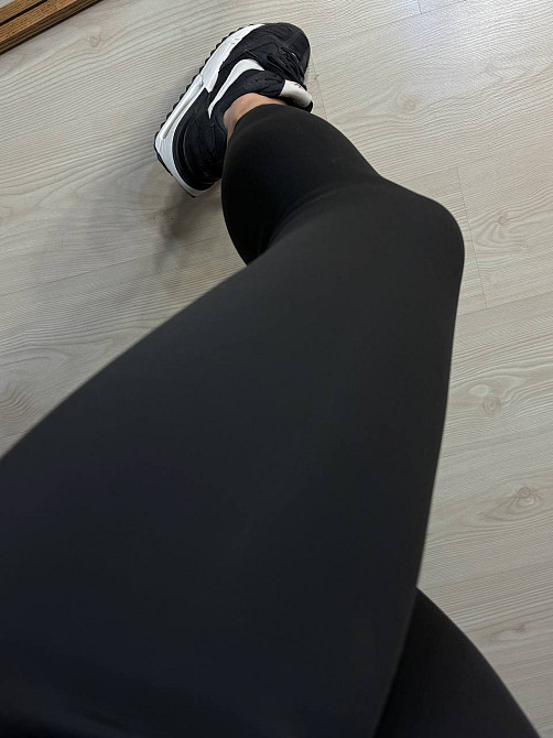 Лосини жіночі Alia 986 утеплені з корсетом і пуш ап чорні, чорний, 3XL Київ - фото 6