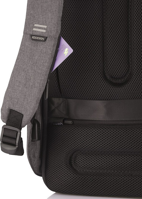 Рюкзак-антивор XD Design Bobby Hero Small (объем 11.5л) Серый Винница - изображение 16