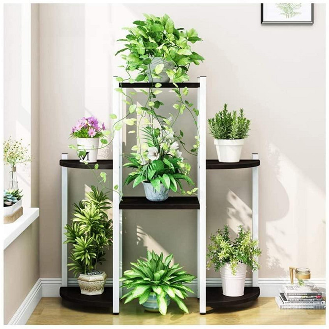 Підставка для квітів "Маргаріда 6" зефір-венге Миколаїв - фото 1