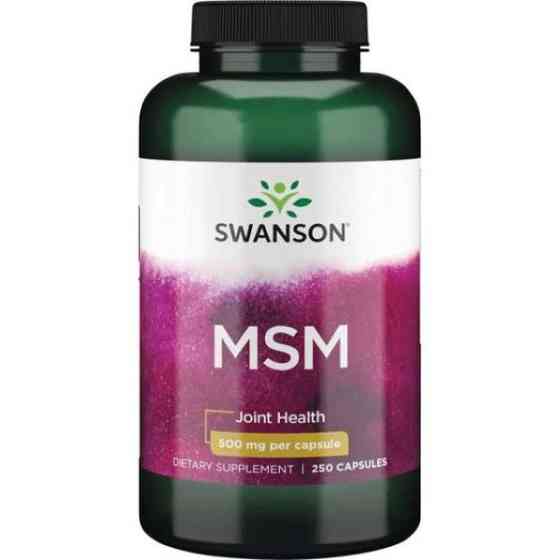 Метилсульфонілметан Swanson MSM 500 mg 250 Caps Луцьк