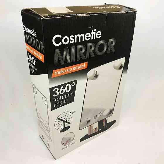 Зеркало для макияжа с питанием от usb Cosmetie mirror 360, Светодиодное зеркало увеличительное IF-39 Львов