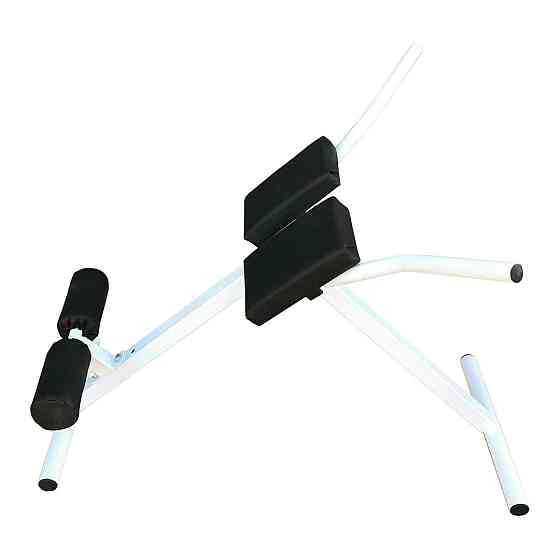 Лавка для гіперекстензії 45 градусів KZ-831 складна Тренажери для преса, гіперекстензії регульована Київ