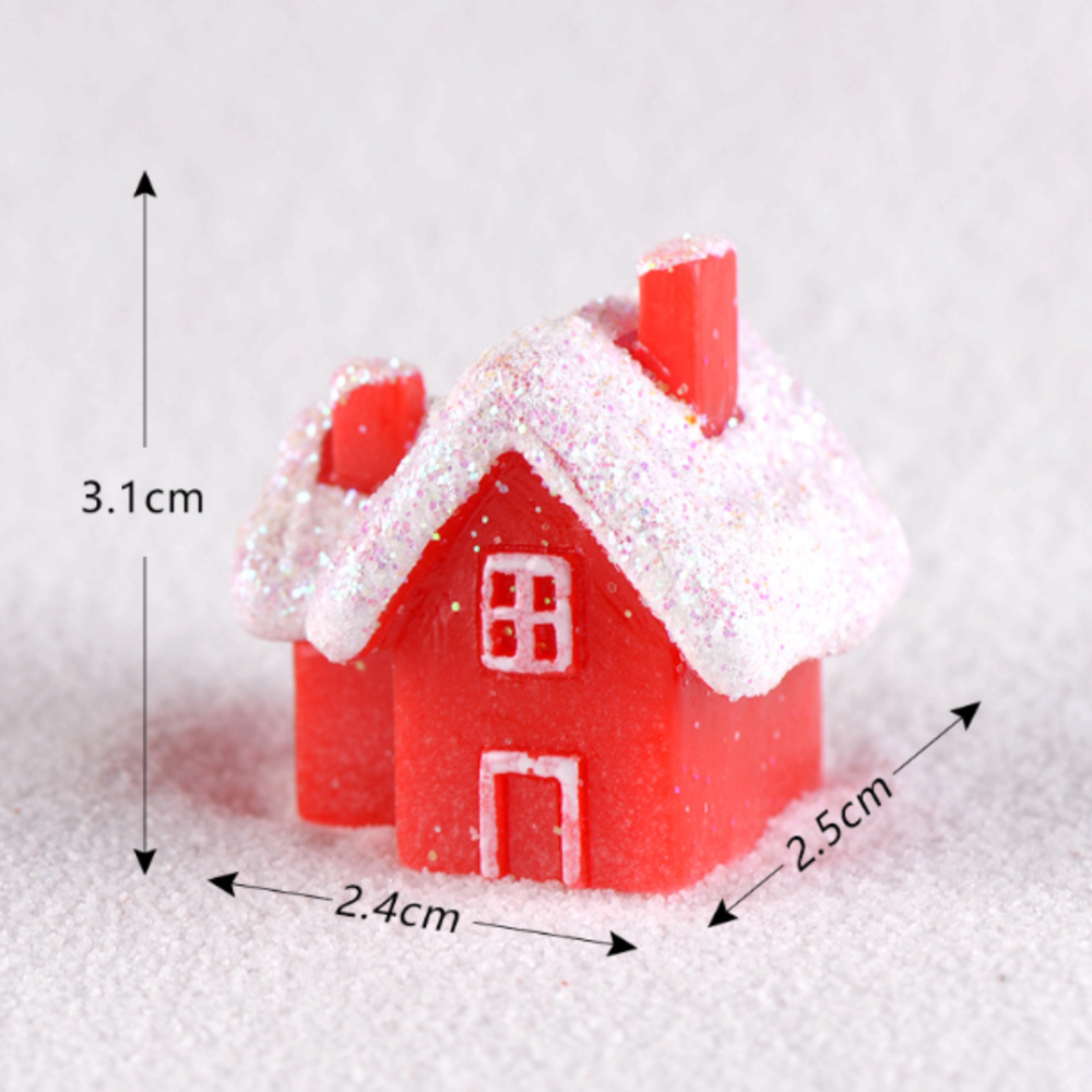 Миниатюрный Новогодний домик для хендмейда, мини-сада и декора 3.1 Одесса - изображение 1