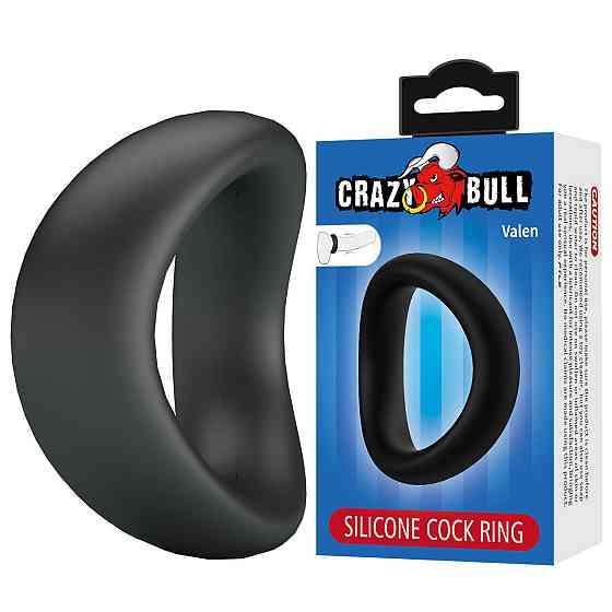 Ерекційне кільце Crazy Bull - Valen Silicone Cock Ring, BI-210230 Sex Aura Київ