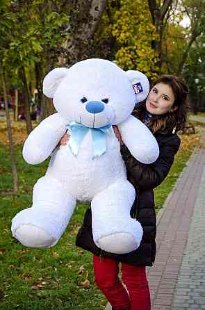 М'яка  іграшка подарунок на 8 березня плюшевий ведмедик Бойд 125 см Білий Тернопіль