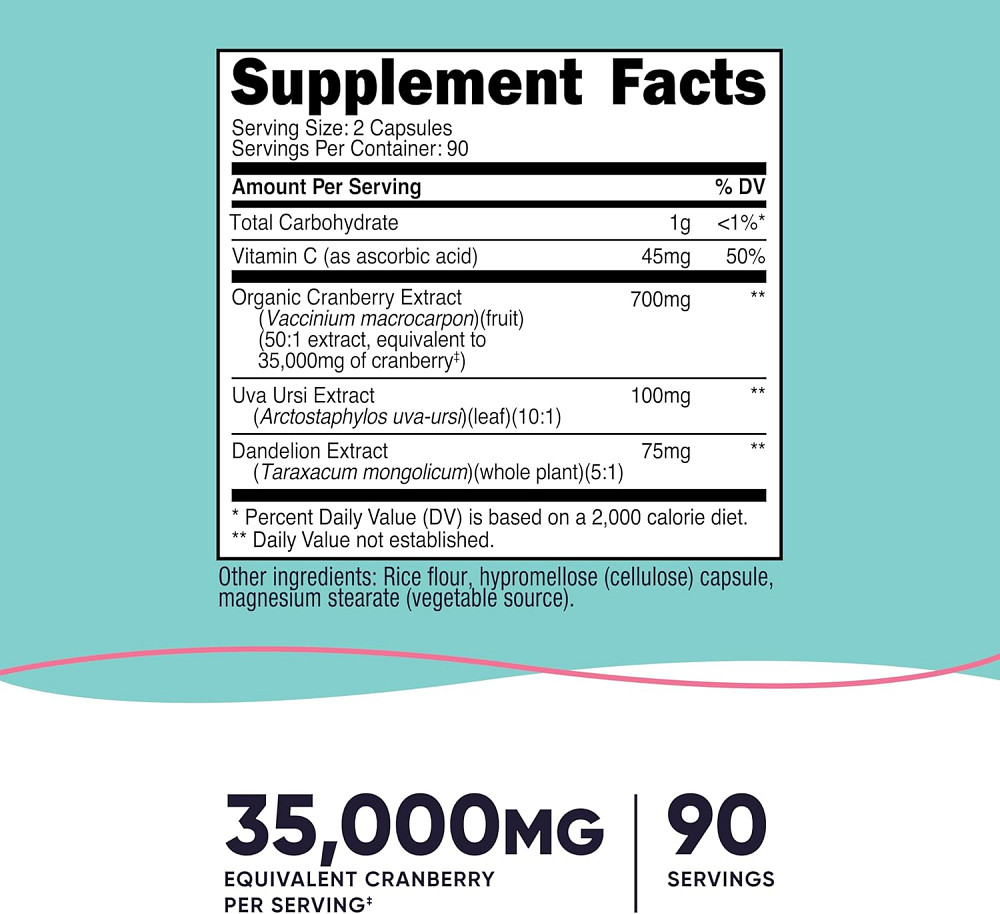 Women, Cranberry Extract, 180 Capsules Луцьк - фото 3