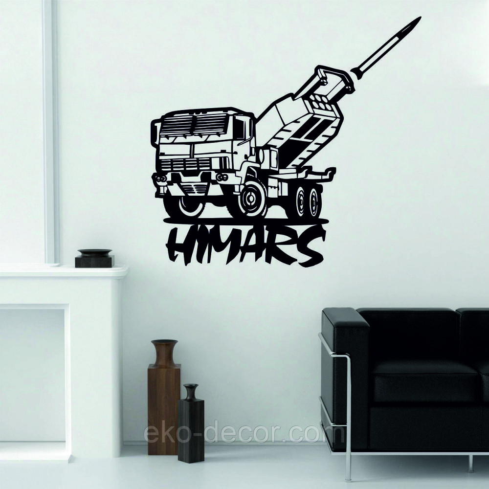 Декоративное настенное Панно «Хаймерс» Декор на стену 110*70 см, Черный Киев - изображение 3