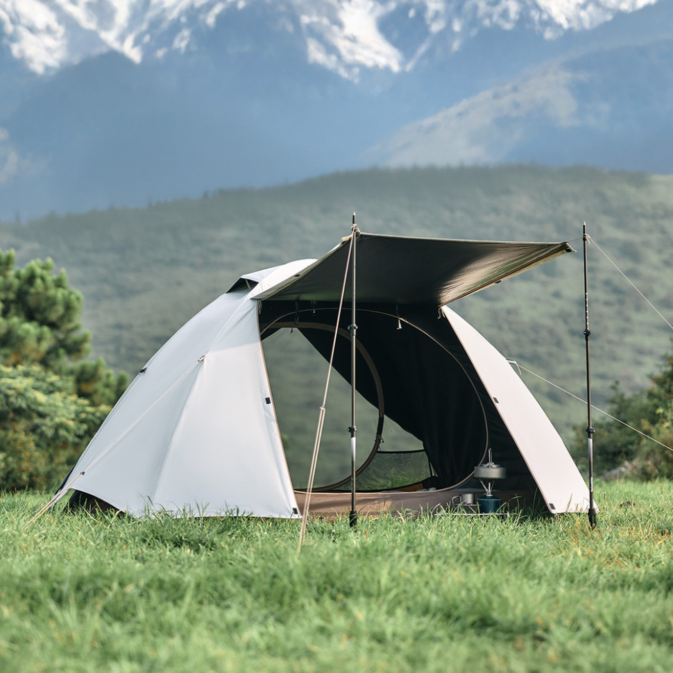 Намет двомісний Naturehike Greek Style CNK2300ZP024 світло-кавовий Киев - изображение 11