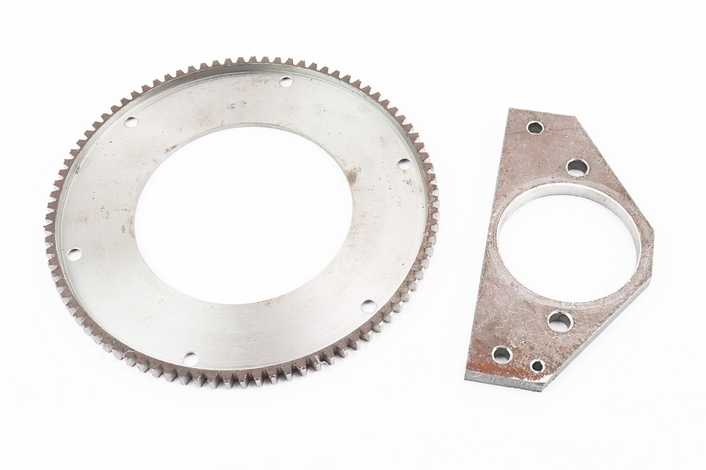 Вінець маховику + кріпленням під стартер МТ Київ - фото 1