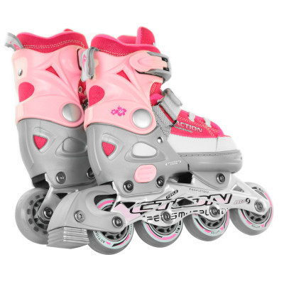 Роликові ковзани Action Anny Рожеві 29-32 (PW-126B-13-2PINK/29-32) Вінниця - фото 4