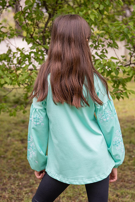 Вышиванка для девочек, белая 95% х/б топ Киев - изображение 3