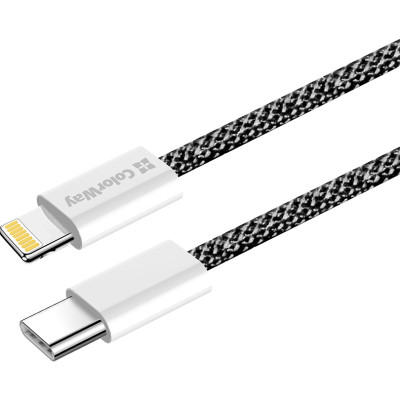 Дата кабель USB-C to Lightning 1.0m 27W black ColorWay (CW-CBPDCL061-BK) Винница - изображение 10