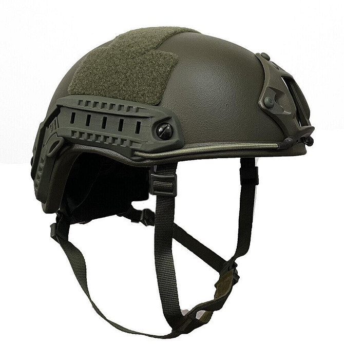 Шлем тактический FAST NIJ IIIA баллистический кевларовый Олива Ranger Green XL Киев - изображение 1