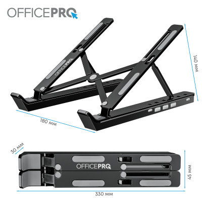 Підставка до ноутбука OfficePro LS320HUB Black (LS320HUB) Вінниця - фото 5