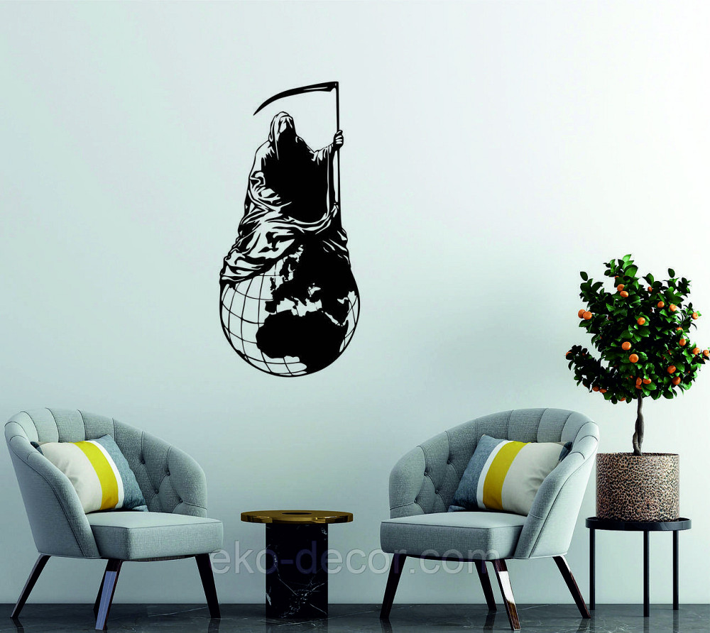 Декоративне настінне Панно «Смерть з косою», Декор на стіну Київ - фото 5