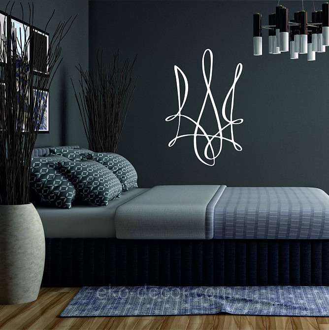 Декоративное настенное Панно «Герб Украины» Декор на стену 110*73 см, Белый Киев - изображение 2