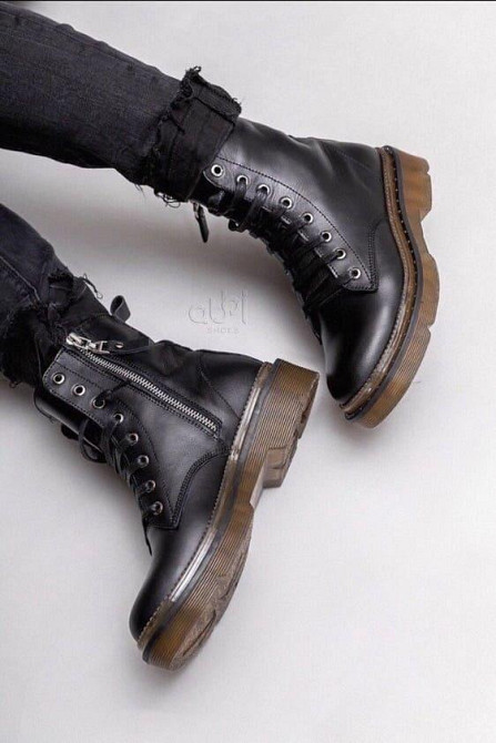 Abbi Черевики жіночі ABBI A-23 чорні (зима, шкіра натуральна) (2823) лише 38р. 38 Коломыя - изображение 1