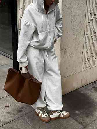 Жіночий стильний повсякденний костюм-двійка, якісна тринитка петля 46/48 Одеса