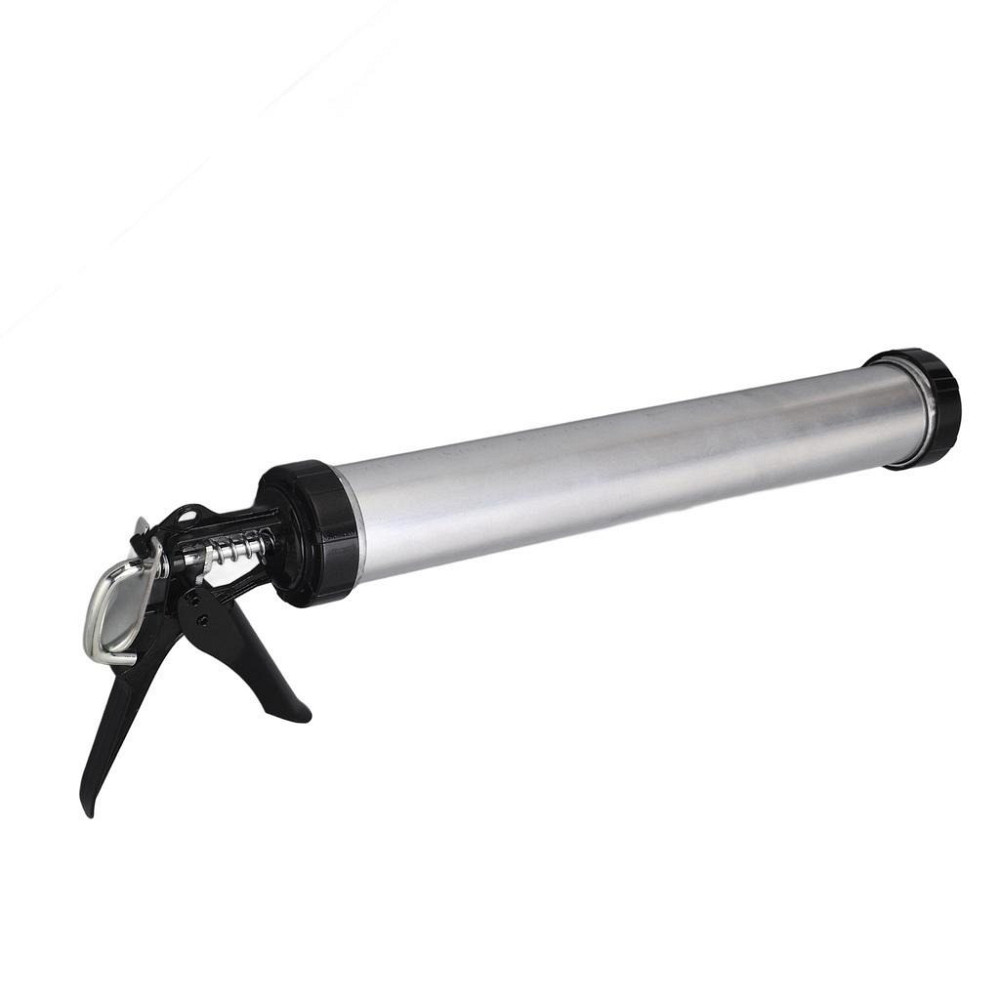 Пістолет шприц для герметика та затирки алюмінієвий професійний 600 мл, посилений корпус, точне нанесення (442066250) Київ - фото 1