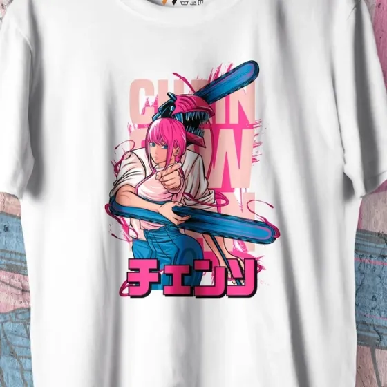 Футболка для подростка мальчика с принтом Человек Бензопила Денджи і Макіма WE Размер 160 Anime10478 Днепр