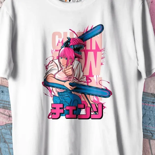 Футболка для підлітка хлопчика з принтом Человек Бензопила Денджи і Макіма WE Розмір 160 Anime10478 Дніпро - фото 4