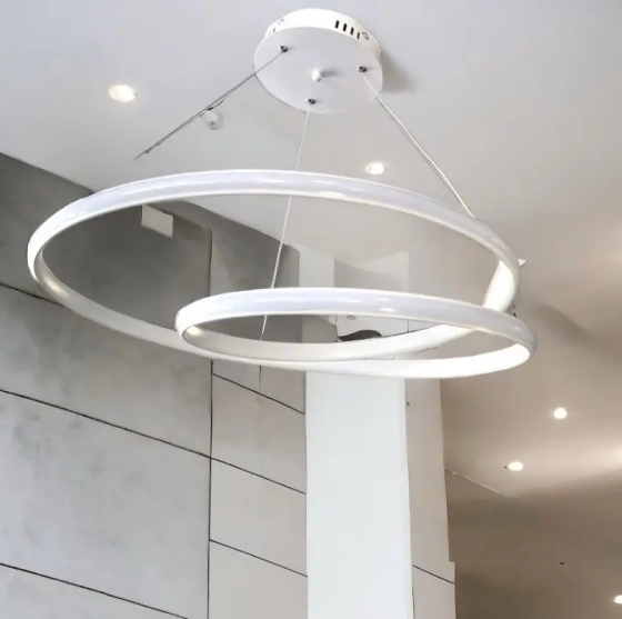 Світлодіодна люстра Сяйво PJ803 (Біла) 46см Київ