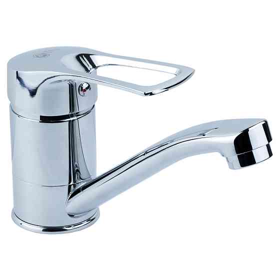 TAU Смеситель s43 Ø40 для кухни гусак прямой 150мм на гайке TAU SM-1B144C (9843100) Киев