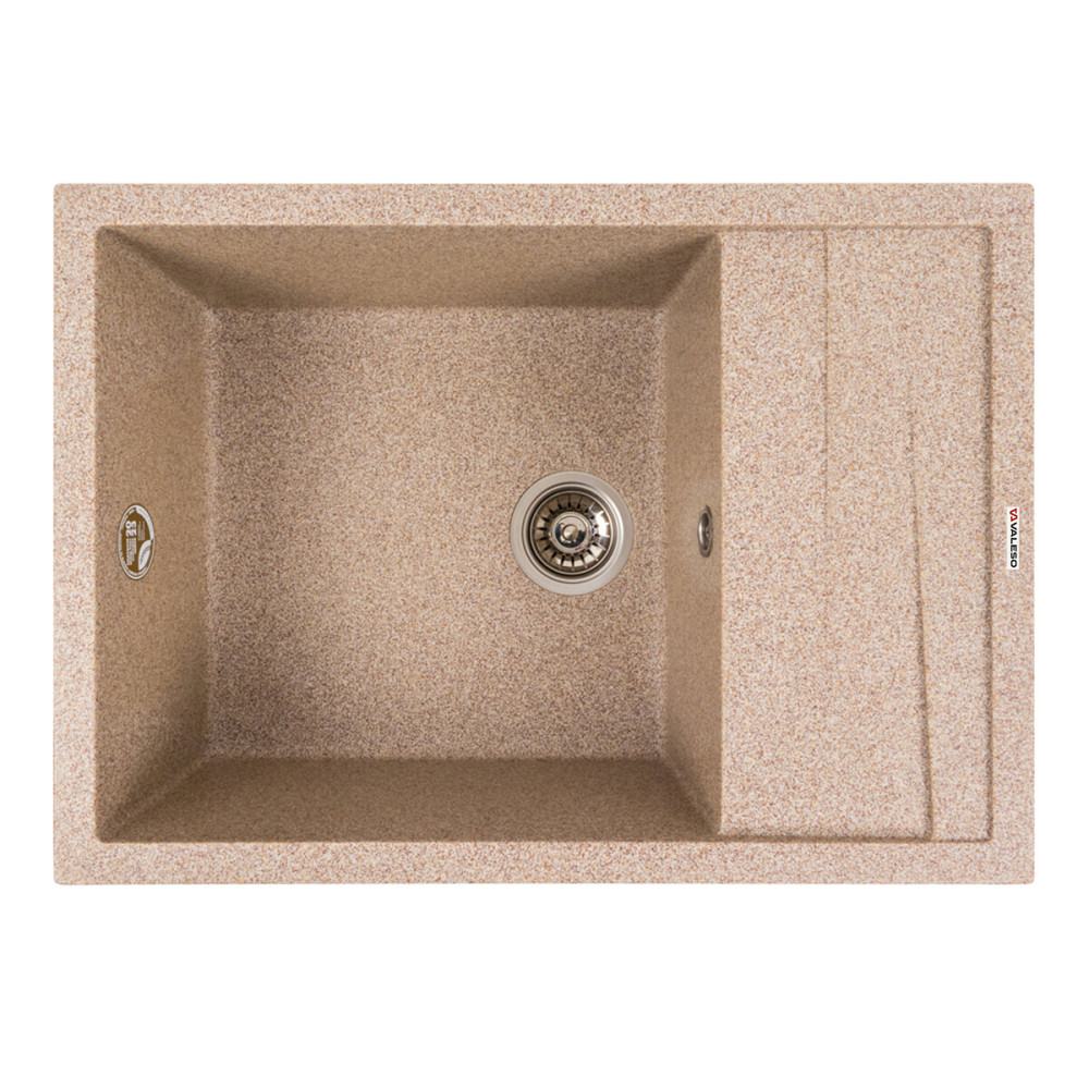 VALESO Гранітна мийка для кухні VALESO CASCADA 7050 матова Карамель Киев - изображение 1
