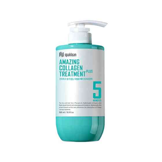 Бальзам для глубокого восстановления и увлажнения волос с коллагеном Amazing Collagen Treatment Plus Spaklean 500 мл Киев