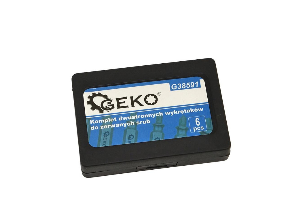 Набір Екстракторів двосторонніх "GeKo" зі свердлом для зламаних гвинтів, шпильок, к-т  6шт. Киев - изображение 3