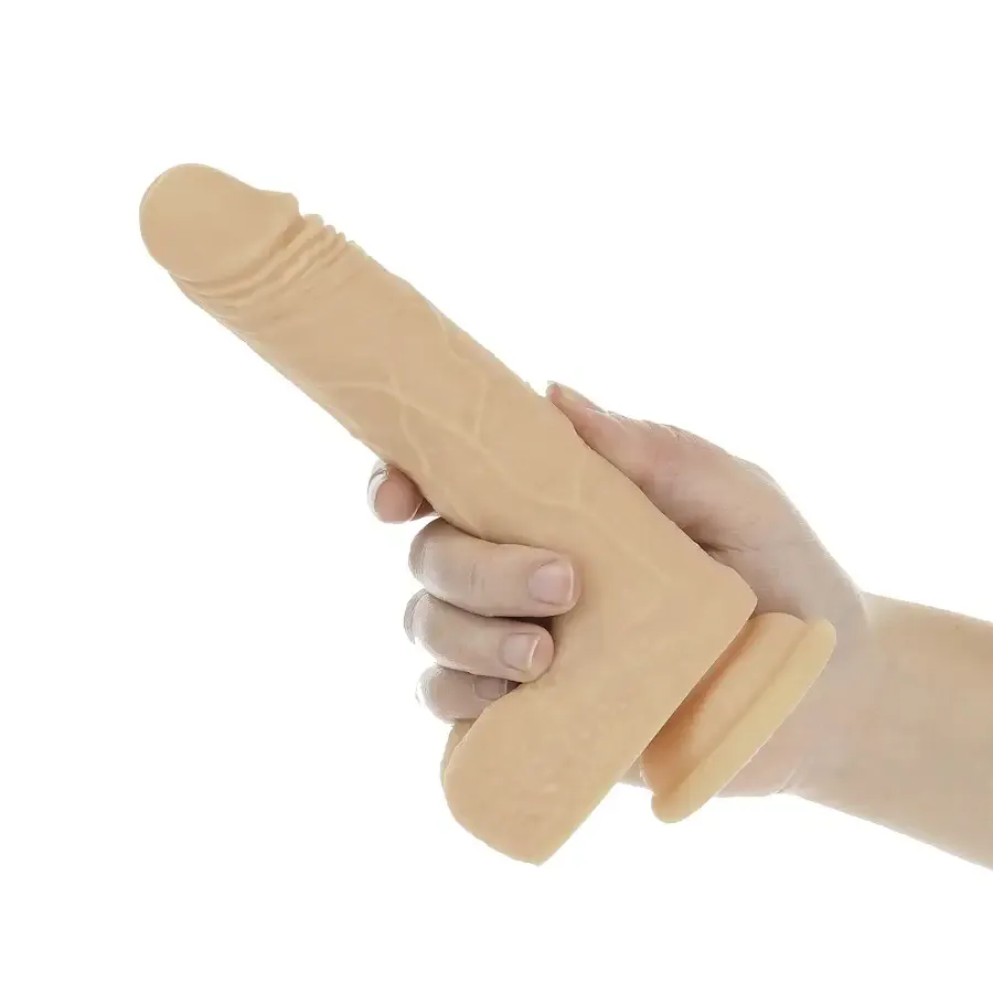 Фалоімітатор з ротацією та пульсацією Naked ADDICTION The Freak 7,5″ Rotating & Thrusting Vibrating Львів - фото 3