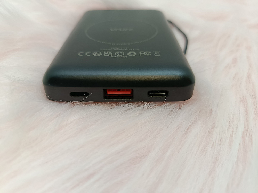 Павербанк VRURC 10000mAh T1151 з MagSafe та бездротовою зарядкою 15W (товар вживаний) Луцьк - фото 2