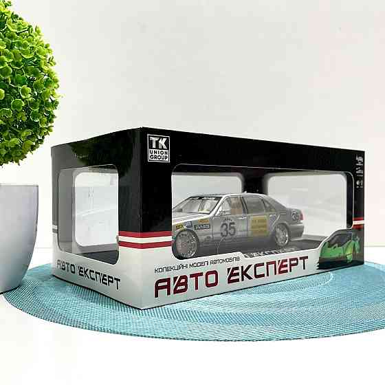 Машинка Авто Експерт Mercedes-Benz S-Class W140 металопластикова 1:24 звук світло інерція відчиняються двері капот багажник Сіра Чернігів