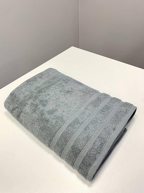 Рушник махровий Ideal Textile Косичка однотонний щільність 500 г/м2 100х150 см (56860742) Сірий Чернівці - фото 5