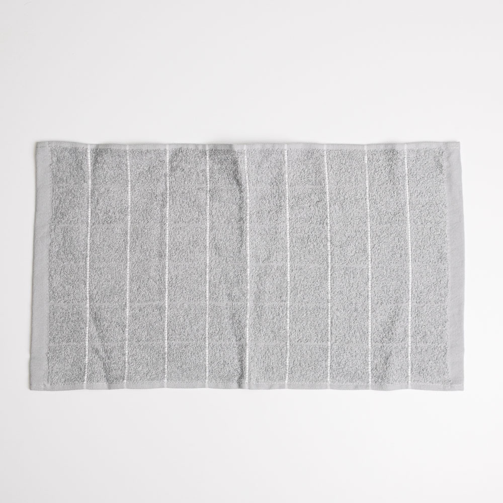 Махровое кухонное полотенце с полосками 30х50 см 400г/м2 GM Textile (Серый) Сумы - изображение 5