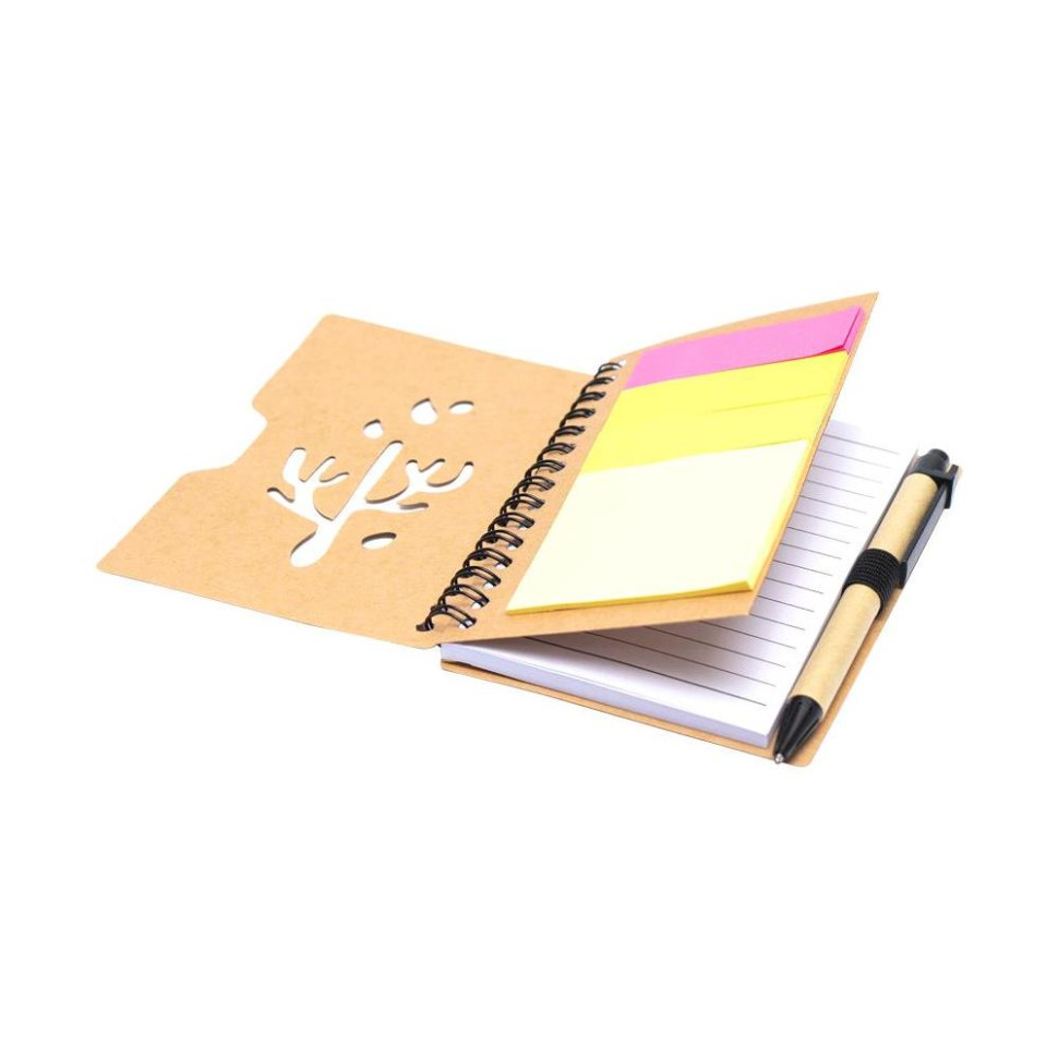 Блокнот А6 на спирали JX010 с набором стикеров и ручкой Винница - изображение 2