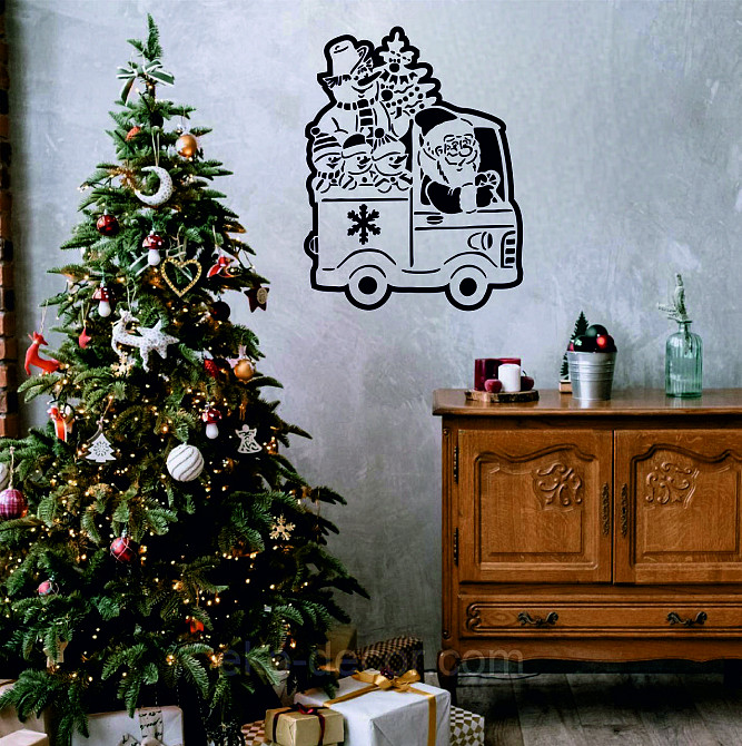 Декоративное настенное Панно «Новый год», Декор на стену Киев - изображение 5