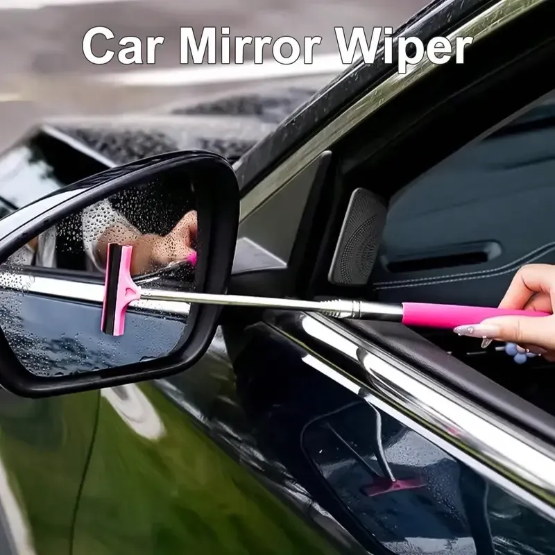 Щітка для миття дзеркал авто з гумовим скребком Київ - фото 20