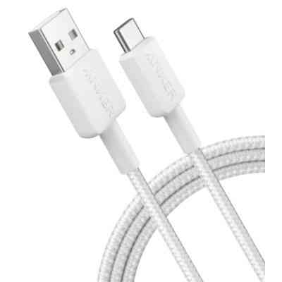 Дата кабель USB 2.0 AM to Type-C 1.8m 322 White Anker (A81H6H21) Вінниця