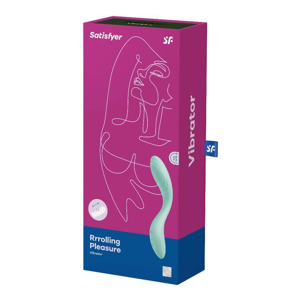 Вибратор с подвижным шариком Satisfyer Rrrolling Pleasure для точечной стимуляции точки G, мятный Sex Aura Киев - изображение 7
