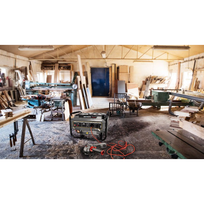 Генератор Graphite 230V (1 фаза), 2/2.2kW, ручний старт, AVR, 40кг (58G904) Вінниця - фото 8